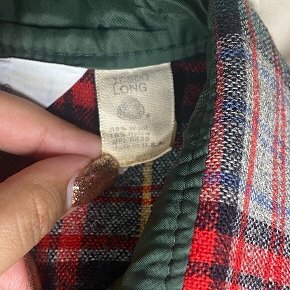 Vintage Woolrich Mens Multicolor Plaid Long Sleeve Button Front Shirt Size Large - Picture 6 of 8